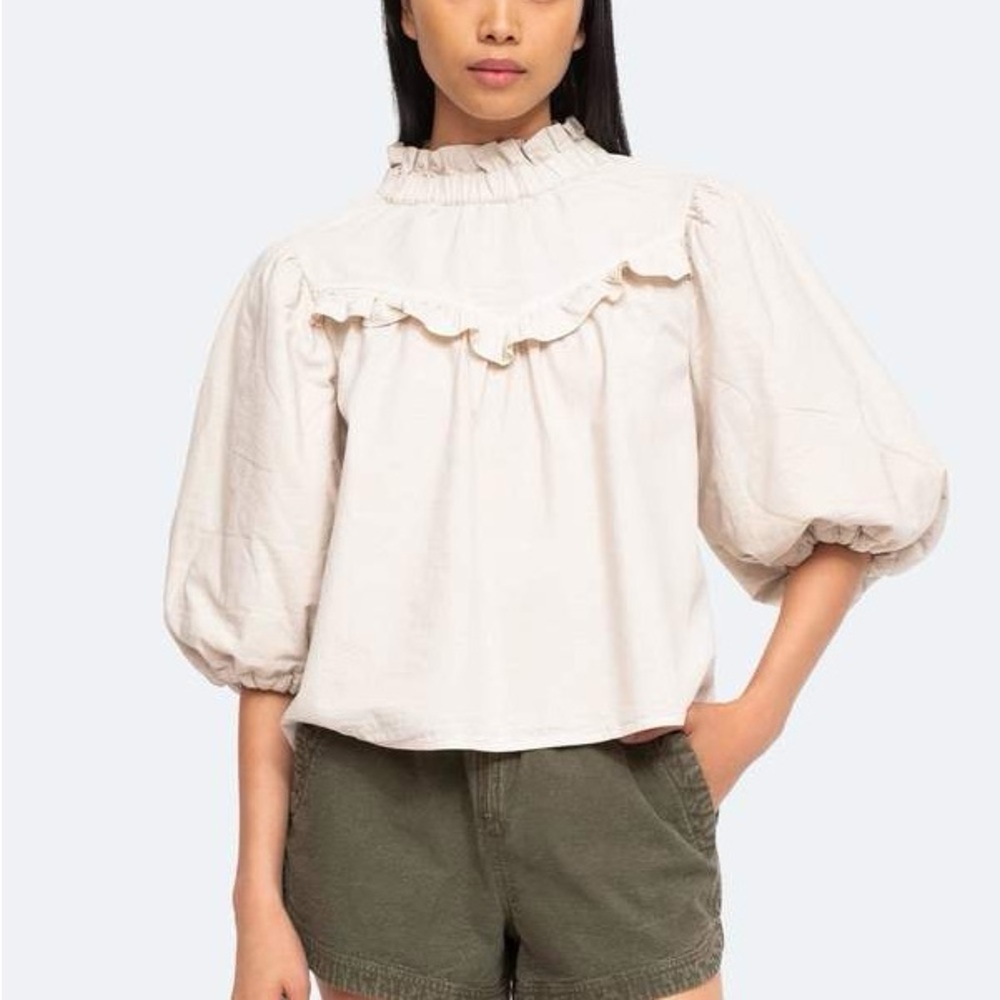 Sea New York Puff Sleeve Blouse